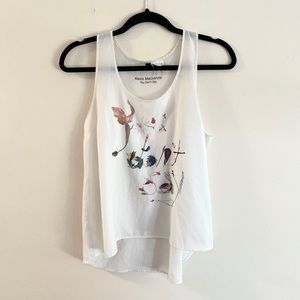 H&M - Art by Alexis MacKenzie - printed tank top